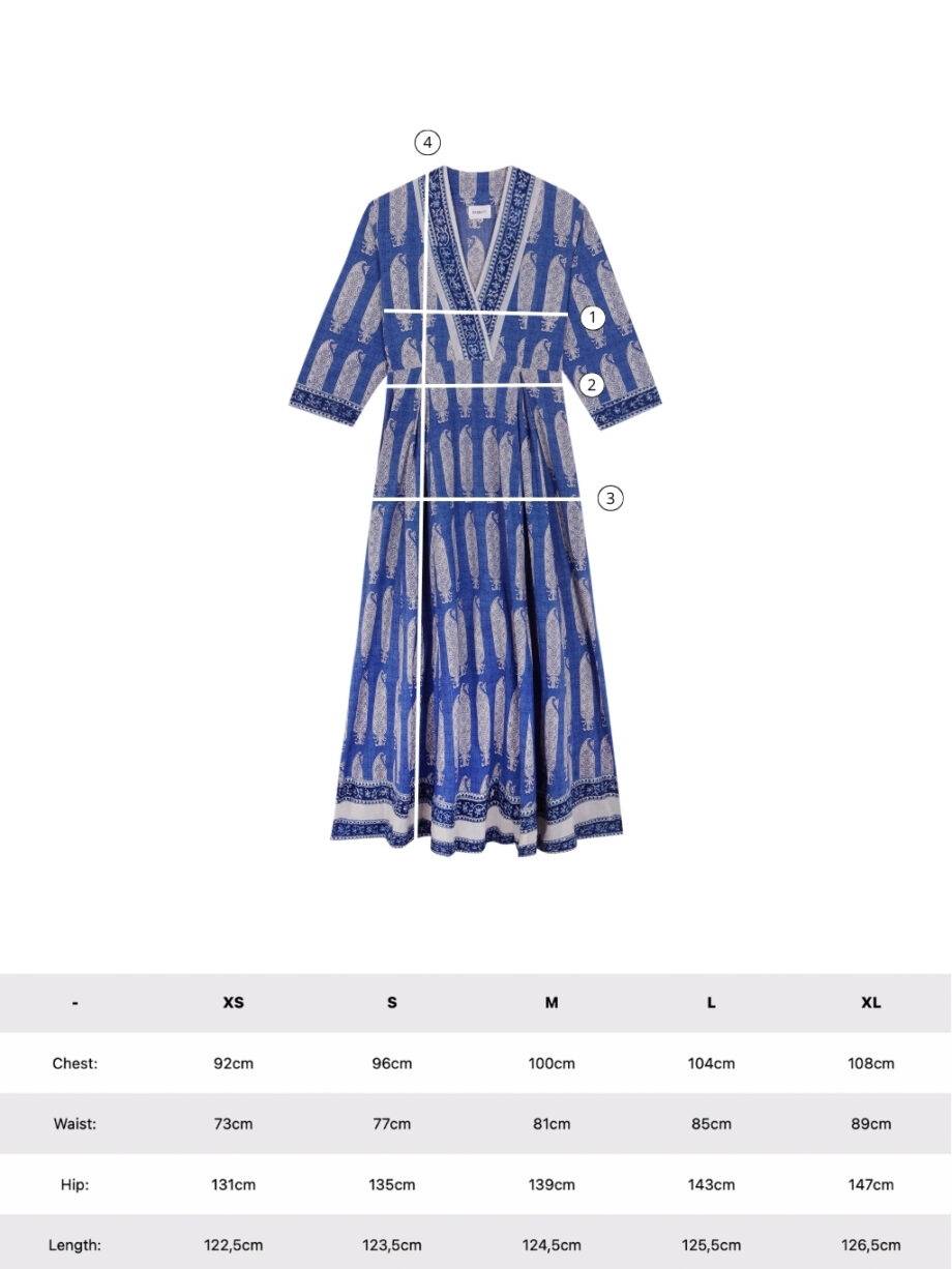 Vestido Alima Azul
