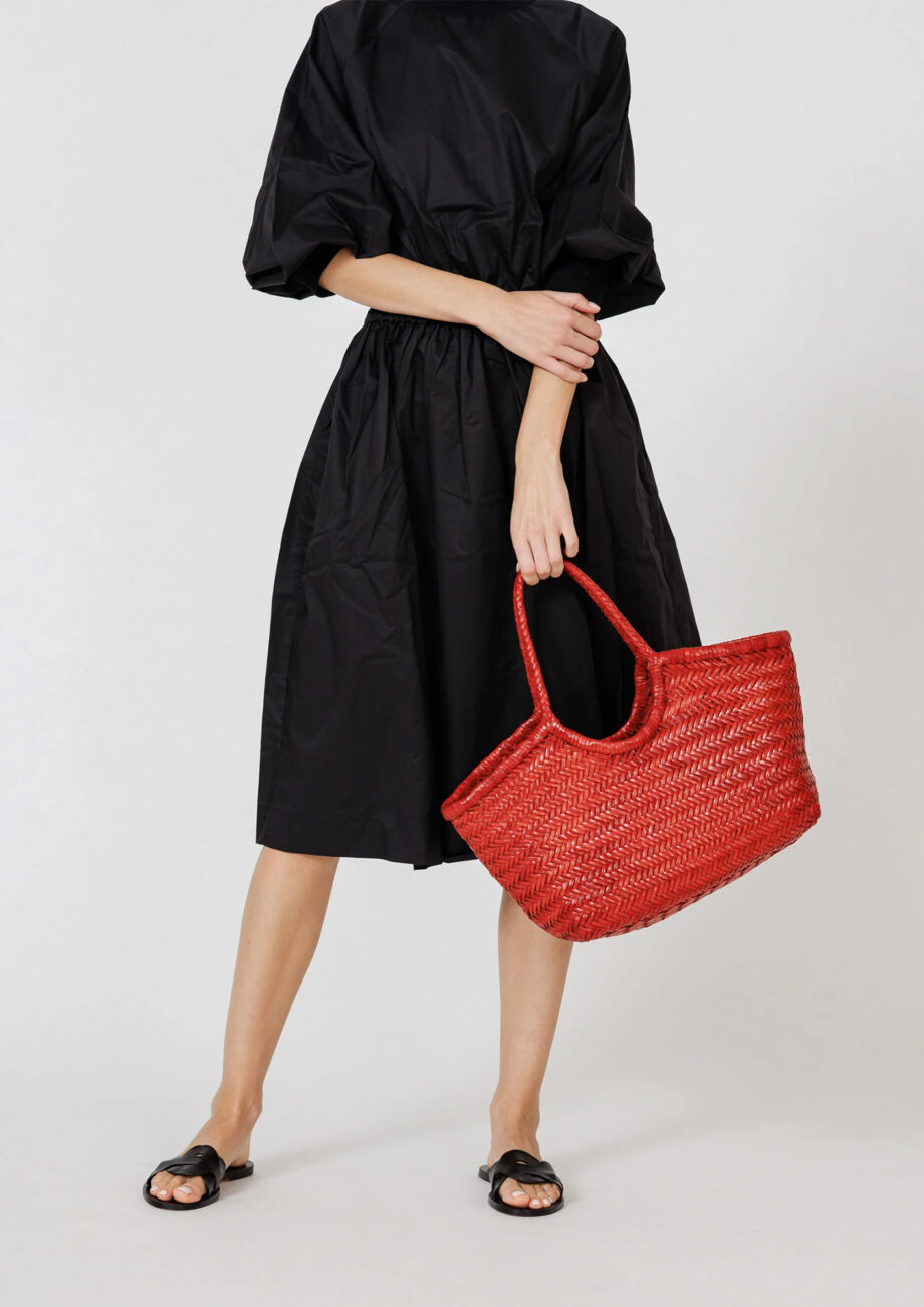 Bolso Nantucket Basket Poppy Red